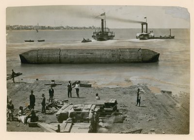 Cleopatras Needle forlater Alexandria av English Photographer