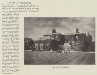 Clock House, Beckenham av English Photographer