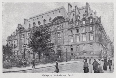 College of the Sorbonne, Paris (s/hv-bilde) av English Photographer