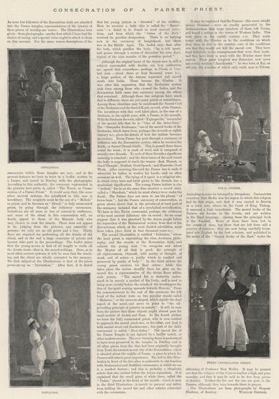 Innvielse av en Parsee-prest av English Photographer