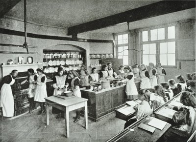 Matlagingskurs, 1896 av English Photographer