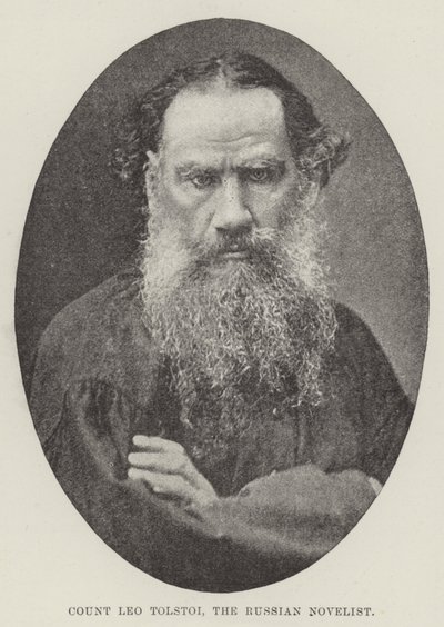 Grev Leo Tolstoi, den russiske romanforfatteren av English Photographer