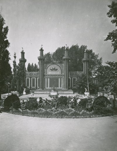 Cremorne Gardens, London: Fyrverkerietempel av English Photographer