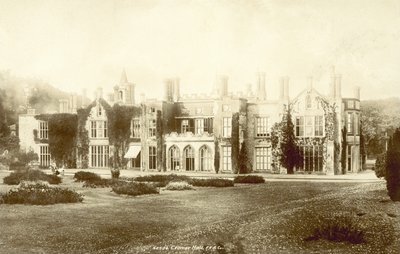 Cromer Hall, Norfolk (s/hvitt bilde) av English Photographer