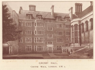 Crosby Hall, Cheyne Walk, London av English Photographer