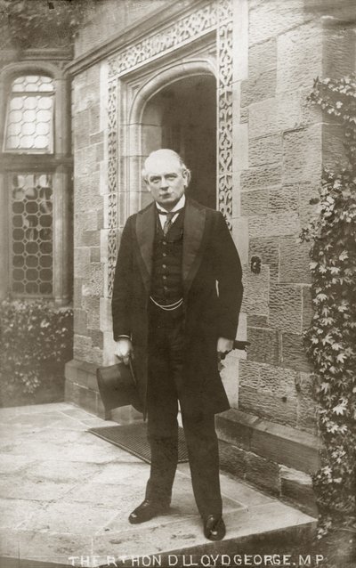 David Lloyd George , walisisk liberal politiker (s/hvitt bilde) av English Photographer