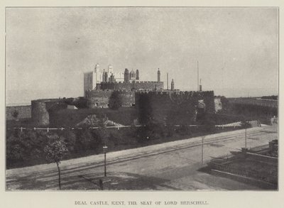 Deal Castle, Kent, setet til Lord Herschell av English Photographer
