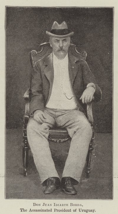 Don Juan Idiarte Borda, Uruguays myrdede president av English Photographer