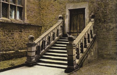 Dorothy Vernons trinn og dør, Haddon Hall av English Photographer