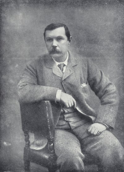 Dr A Conan Doyle (s/hvitt bilde) av English Photographer