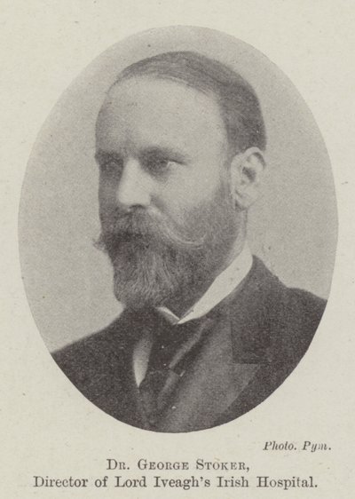 Dr George Stoker, direktør for Lord Iveaghs Irish Hospital av English Photographer