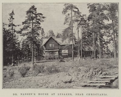 Dr Nansens House at Lysaker, near Christiania av English Photographer