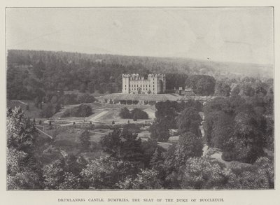 Drumlanrig Castle, Dumfries, setet til hertugen av Buccleuch av English Photographer