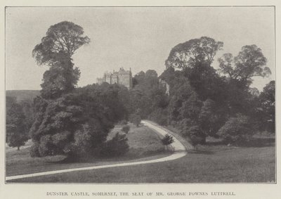 Dunster Castle, Somerset, setet til Mr George Fownes Luttrell av English Photographer
