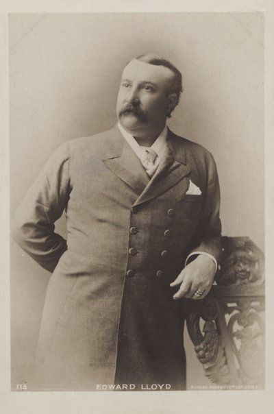 Edward Lloyd , engelsk tenor av English Photographer