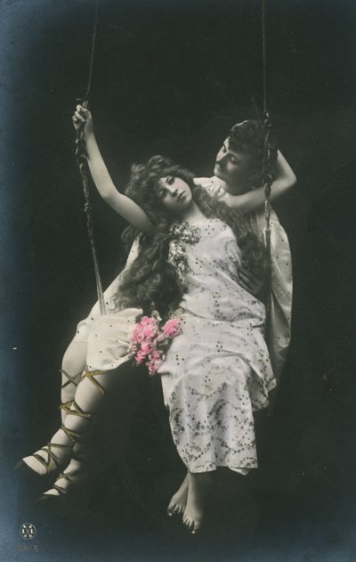 Edwardiansk postkort av English Photographer