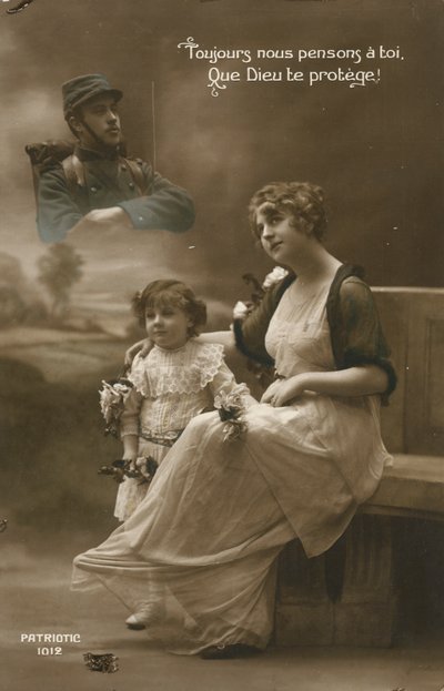 Edwardiansk postkort av English Photographer