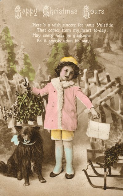 Edwardiansk postkort av English Photographer