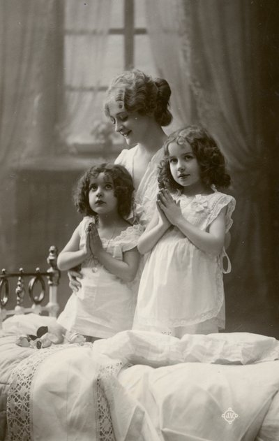 Edwardiansk postkort av English Photographer