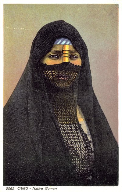 Egyptiske kvinner (fargebilde) av English Photographer