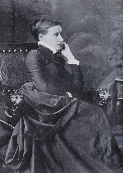 Elizabeth Stuart Phelps Ward (s/hvitt bilde) av English Photographer