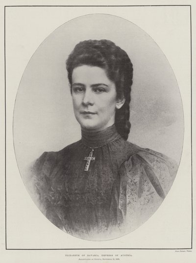 Elizabeth av Bayern, keiserinne av Østerrike av English Photographer