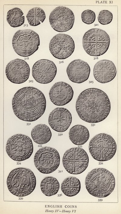 Engelske mynter, Henry IV, Henry VI (s/hvitt bilde) av English Photographer