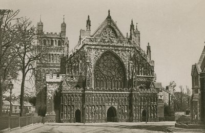 Exeter katedral, vestfronten av English Photographer