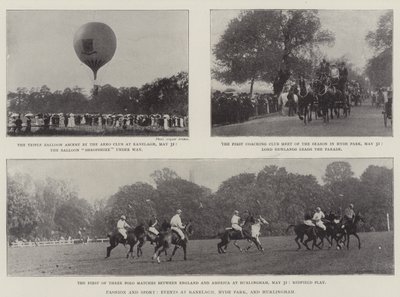 Mote og sport, arrangementer i Ranelagh, Hyde Park og Hurlingham av English Photographer