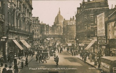Fleet Street og Ludgate Hill, London av English Photographer