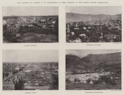 Four Capitals of Colonies skal representeres av deres premier under Diamond Jubilee-feiringen av English Photographer