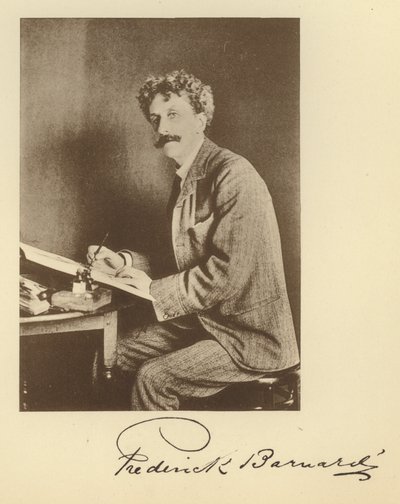 Frederick Barnard (s/hvitt bilde) av English Photographer