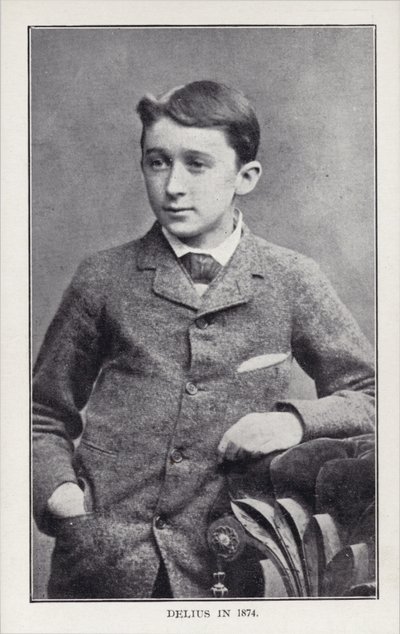 Frederick Delius i 1874 av English Photographer