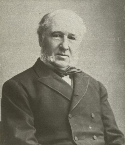 Frederick Greenwood, redaktør av Pall Mall Gazette (s/hv-bilde) av English Photographer