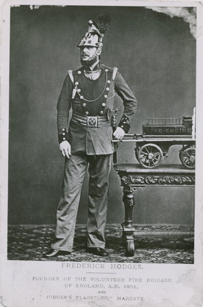 Frederick Hodges, grunnlegger av Volunteer Fire Brigade of England av English Photographer