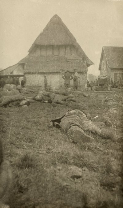 Fra et album med 134 fotografier assosiert med første verdenskrig, vestfronten, 1914-18 av English Photographer