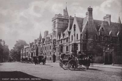 Front Balliol College, Oxford av English Photographer