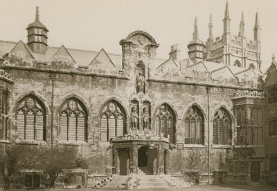 Front Quadrangle, Oriel College, Oxford av English Photographer