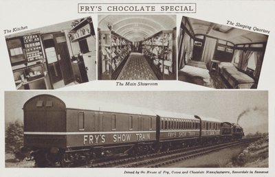 Frys Chocolate Special Train (s/hv-bilde) av English Photographer