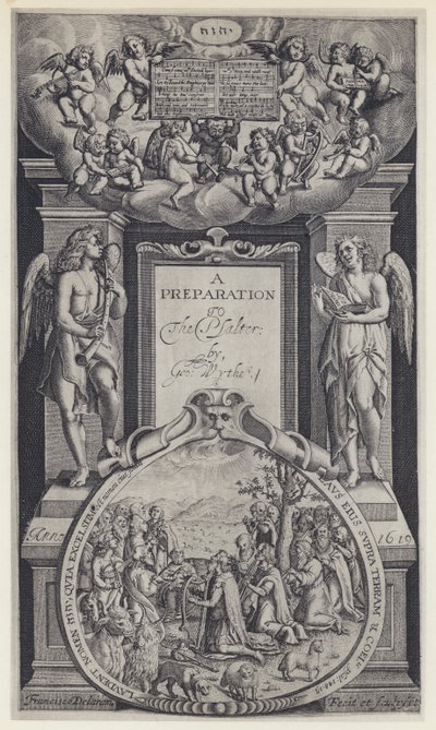 G Wither, A Preparation to the Psalter, N Okes 1619 (s/hvitt-bilde) av English Photographer