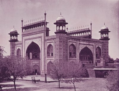 Porten til Taj, Agra av English Photographer
