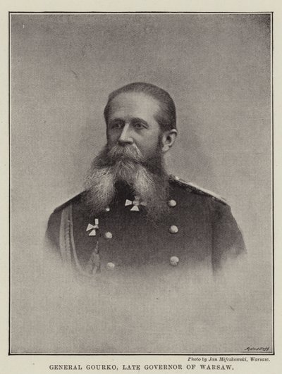 General Gourko, avdøde guvernør i Warszawa av English Photographer