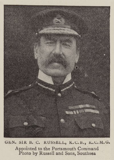 General Sir B C Russell, KCB, KCMG av English Photographer