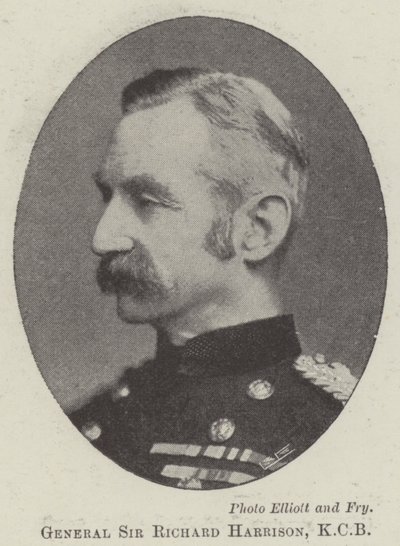 General Sir Richard Harrison, KCB av English Photographer