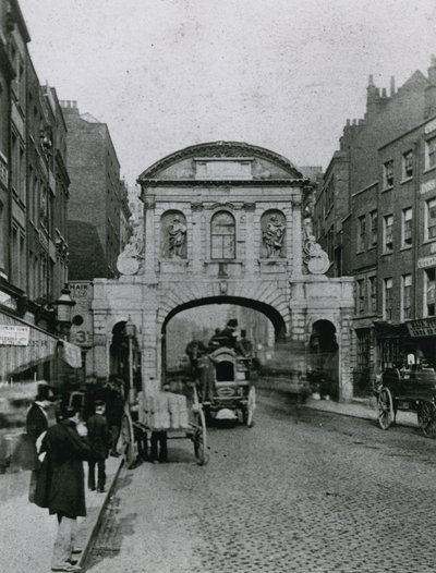 Generell utsikt over Temple Bar av English Photographer