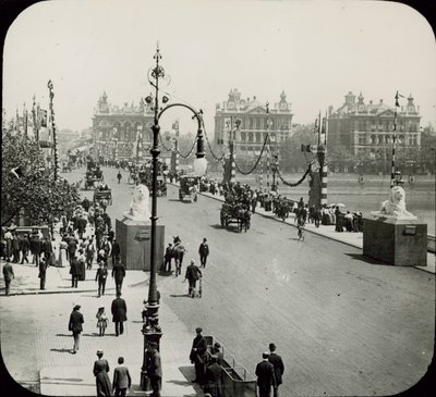 Generell utsikt over Westminster Bridge av English Photographer