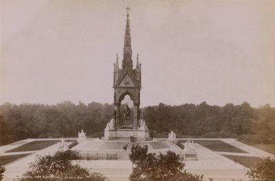 Generell utsikt over Albert Memorial av English Photographer