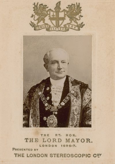 George Faudel-Phillips, den ærede Lord Mayor of London av English Photographer