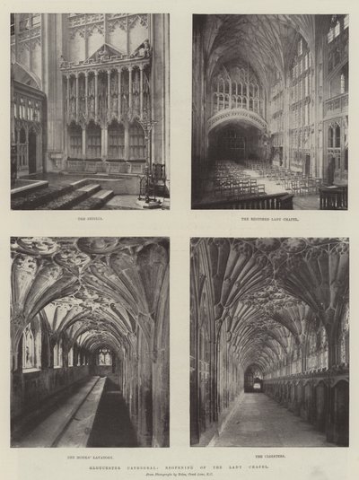 Gloucester Cathedral, Gjenåpning av Lady Chapel av English Photographer