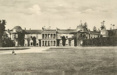 Goodwood House, West Sussex (s/hvitt bilde) av English Photographer